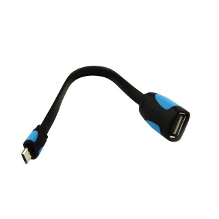 1 - Cabo micro USB OTG conectando controladores de carga Epever Epsolar